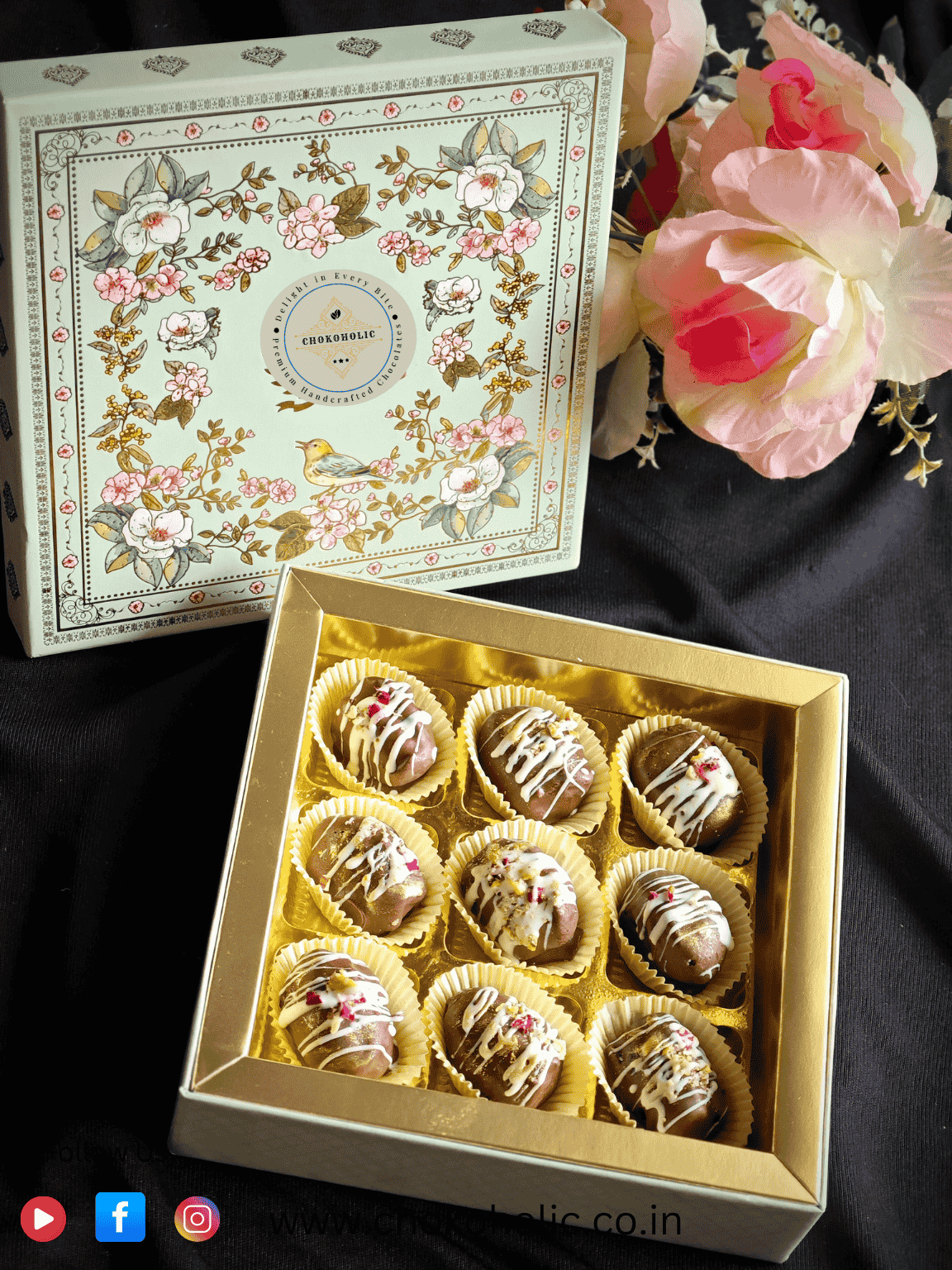 Chokoholic Special Kunafa Dates Chocolates