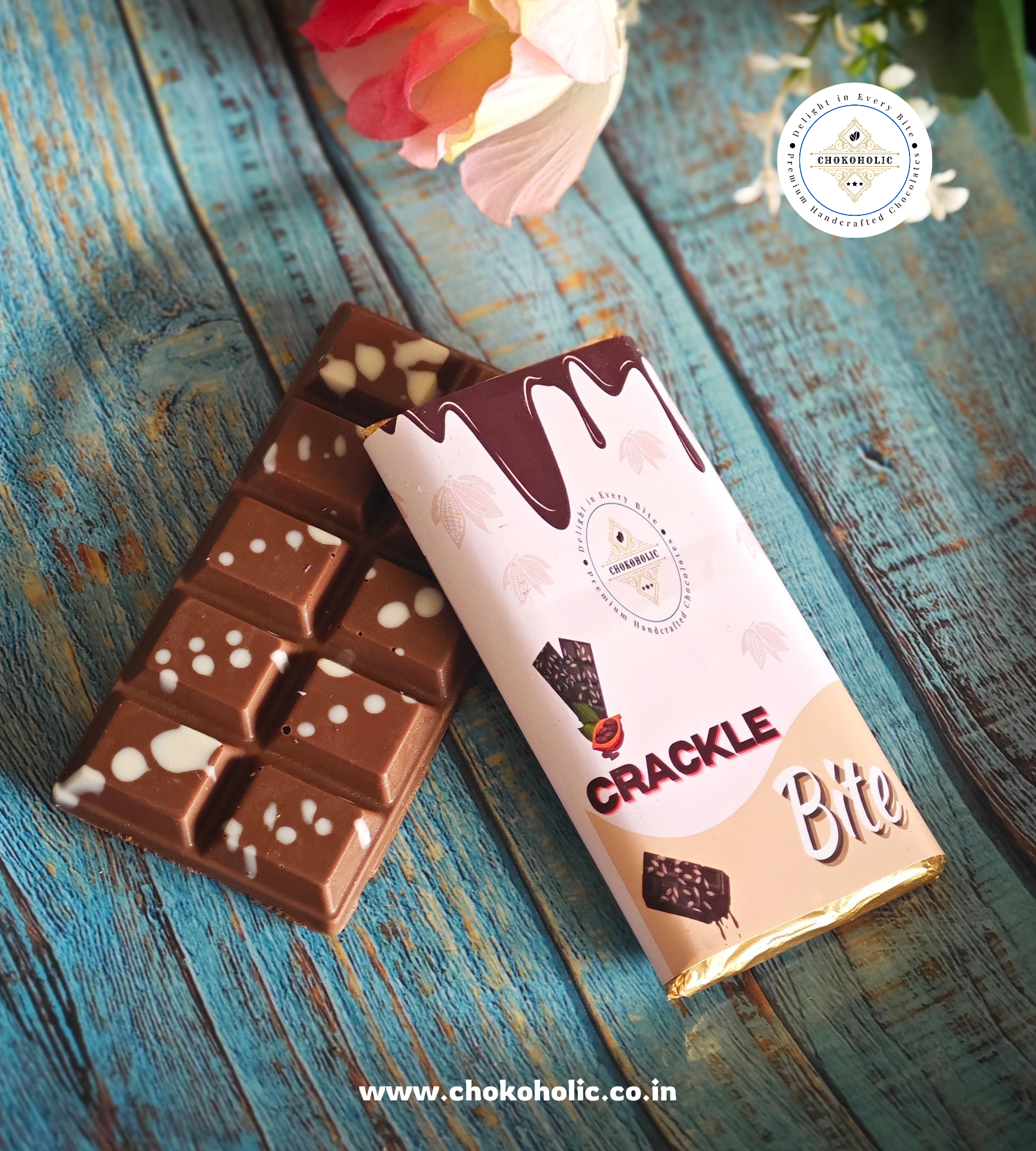 Crackle Bite Chocolate Bar