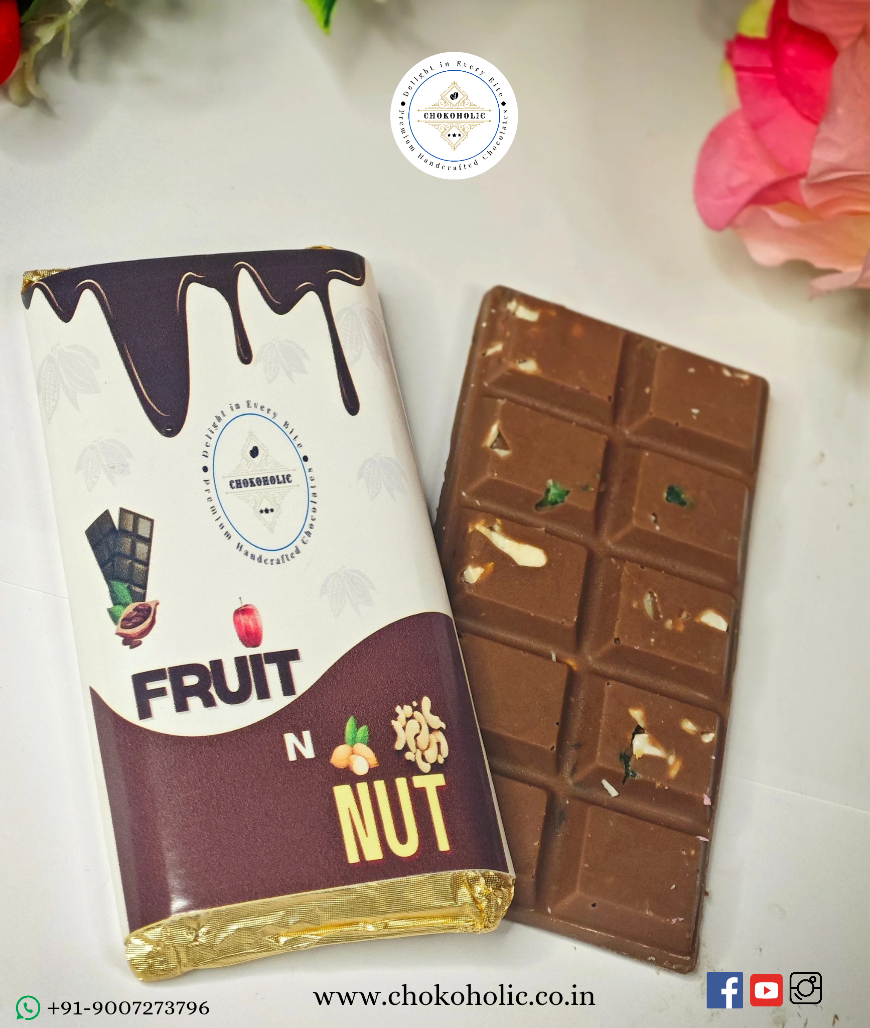 Fruit & Nut Premium Chocolate Bar