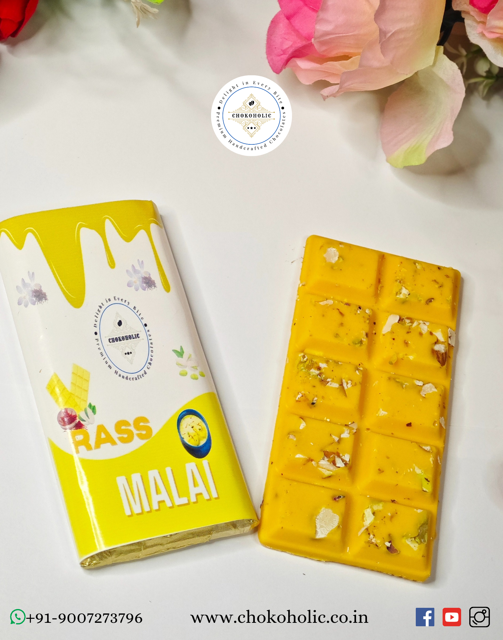 Rasmalai Premium Chocolate Bar