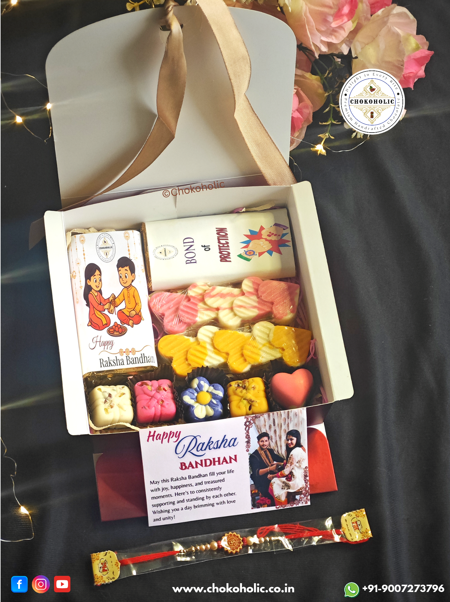 Rakhi Special Festive Chocolate Hamper Box