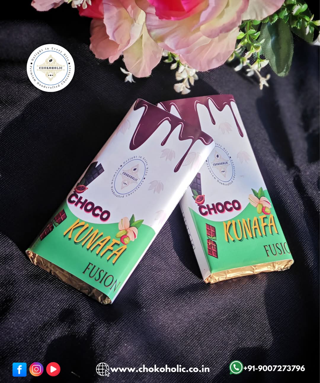 Kunafa Pistachio Fusion Chocolate Bar