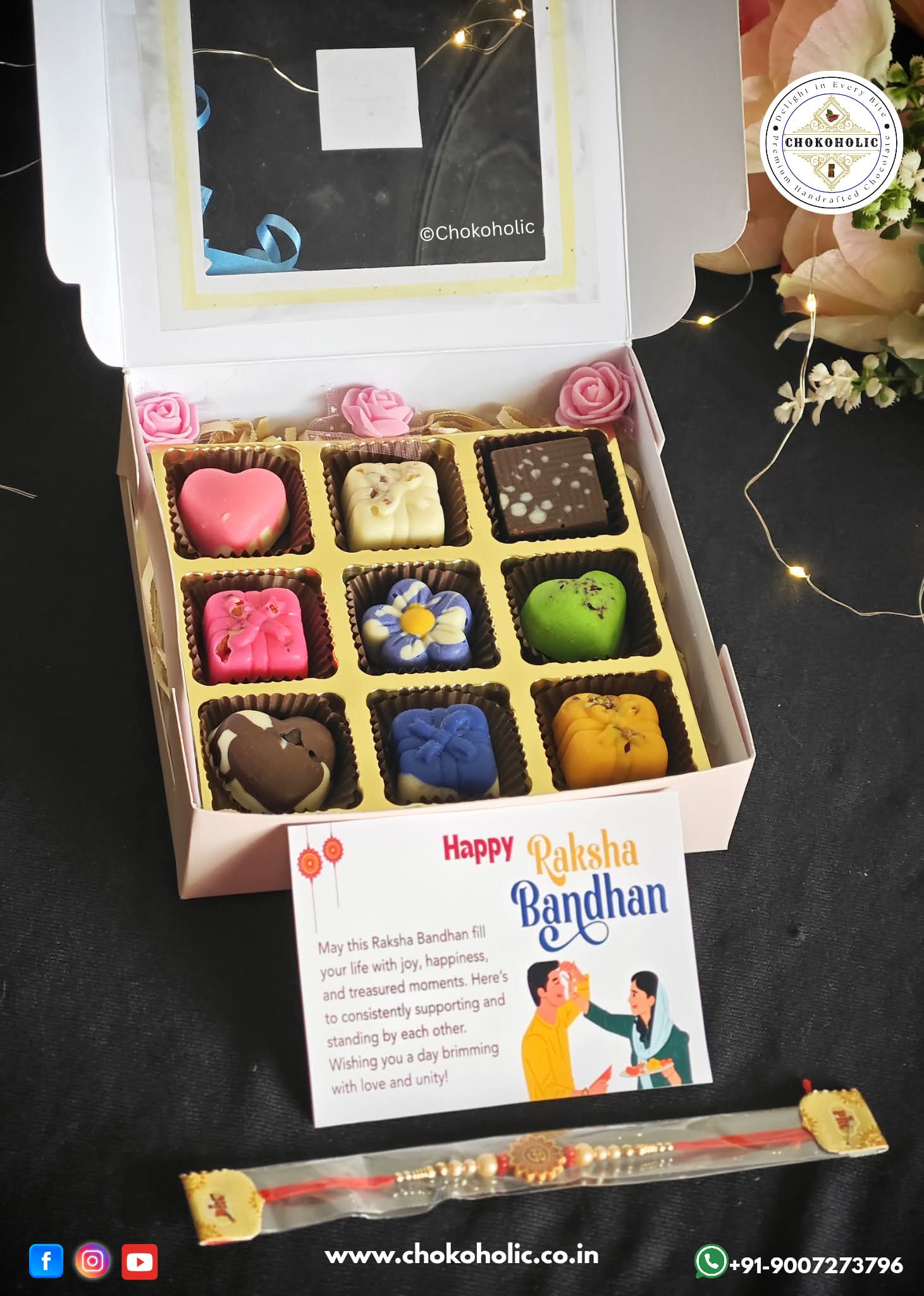 Rakhi Special 9 Assorted Mini Delight Chocolate Box