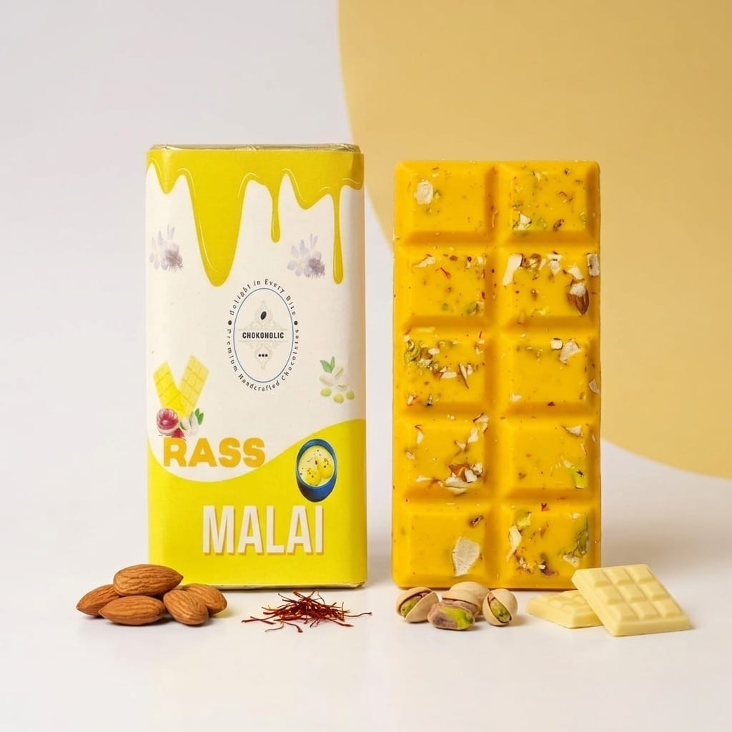 Chokoholic Premium Rasmalai Chocolate Bar