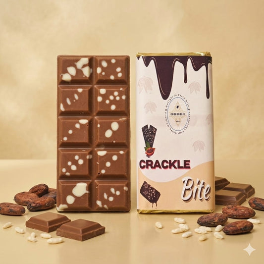 Chokoholic Milk Crackle Bite Chocolate Bar