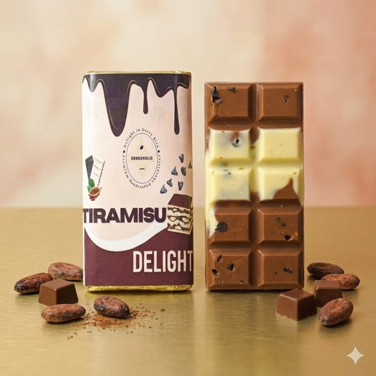 Chokoholic Premium Tiramisu Flavour Chocolate Bar