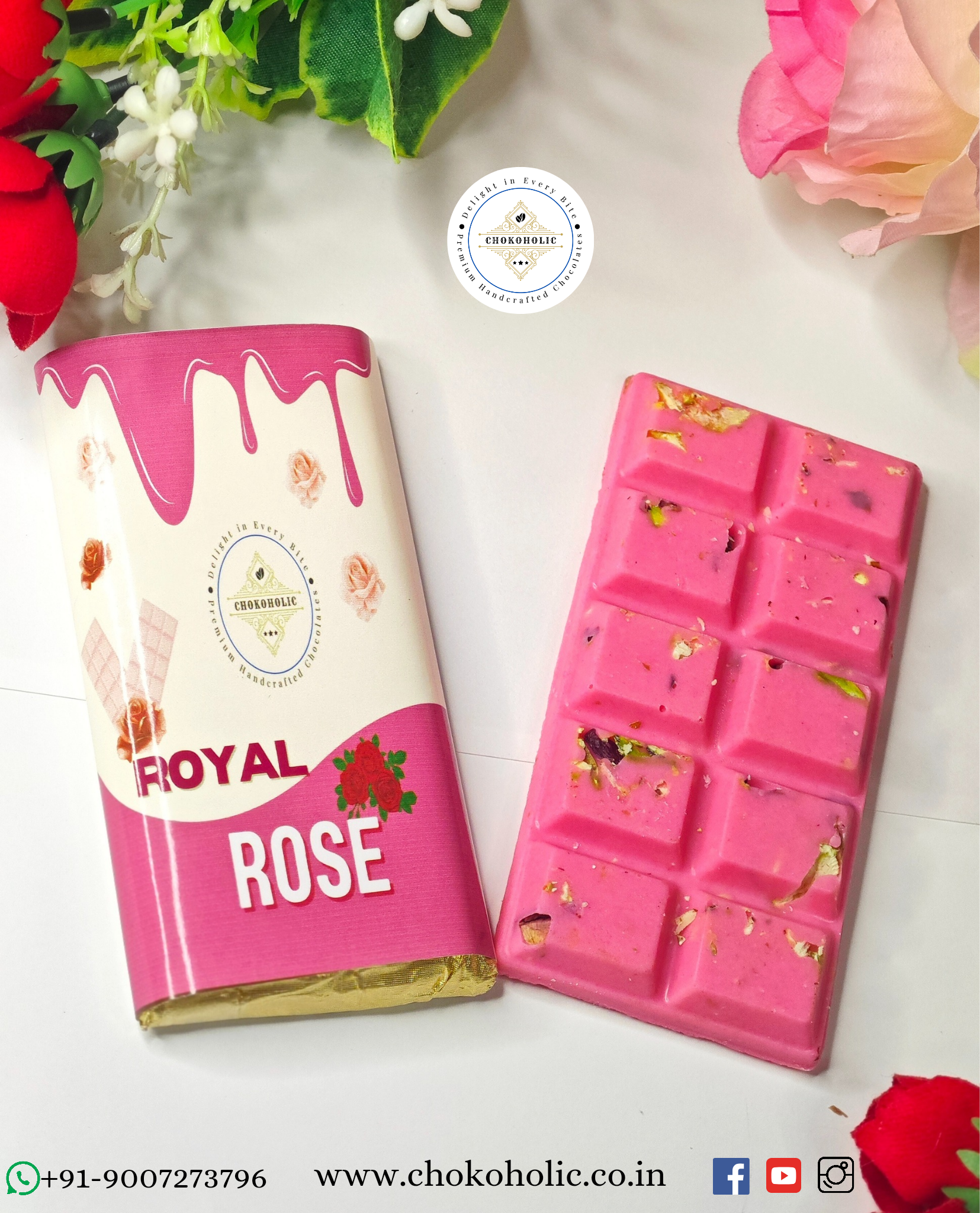 Royal Rose Premium Chocolate Bar